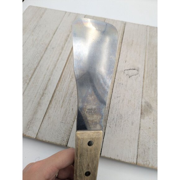 Stainless Steel Ice Cream Spade #7 Scoop Wood Handle 9 1/2" - Picture 6 of 6